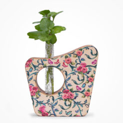 گلدان چوبی طرح پیچک