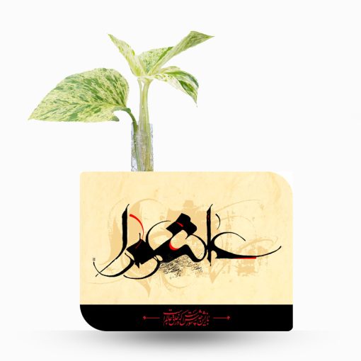 گلدان چوبی طرح عاشورا