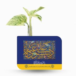 گلدان چوبی طرح عبادت