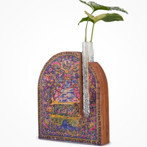 گلدان چوبی طرح بهشت