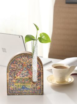 گلدان چوبی طرح بهشت