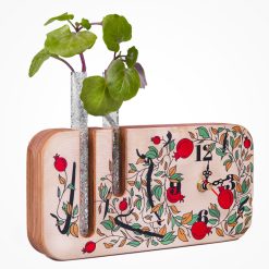 گلدان چوبی طرح یلدا