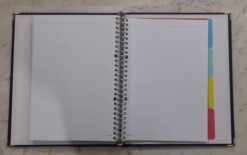 کلاسور 160 برگ گالینگوری قفل فلزی اروند