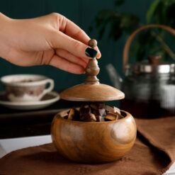 قندان خمره ای چوب گردو