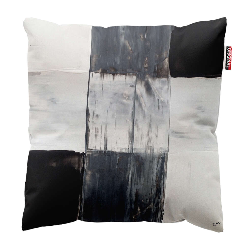 کوسن طرح سیاه و سفید