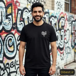تی شرت مشکی عشق