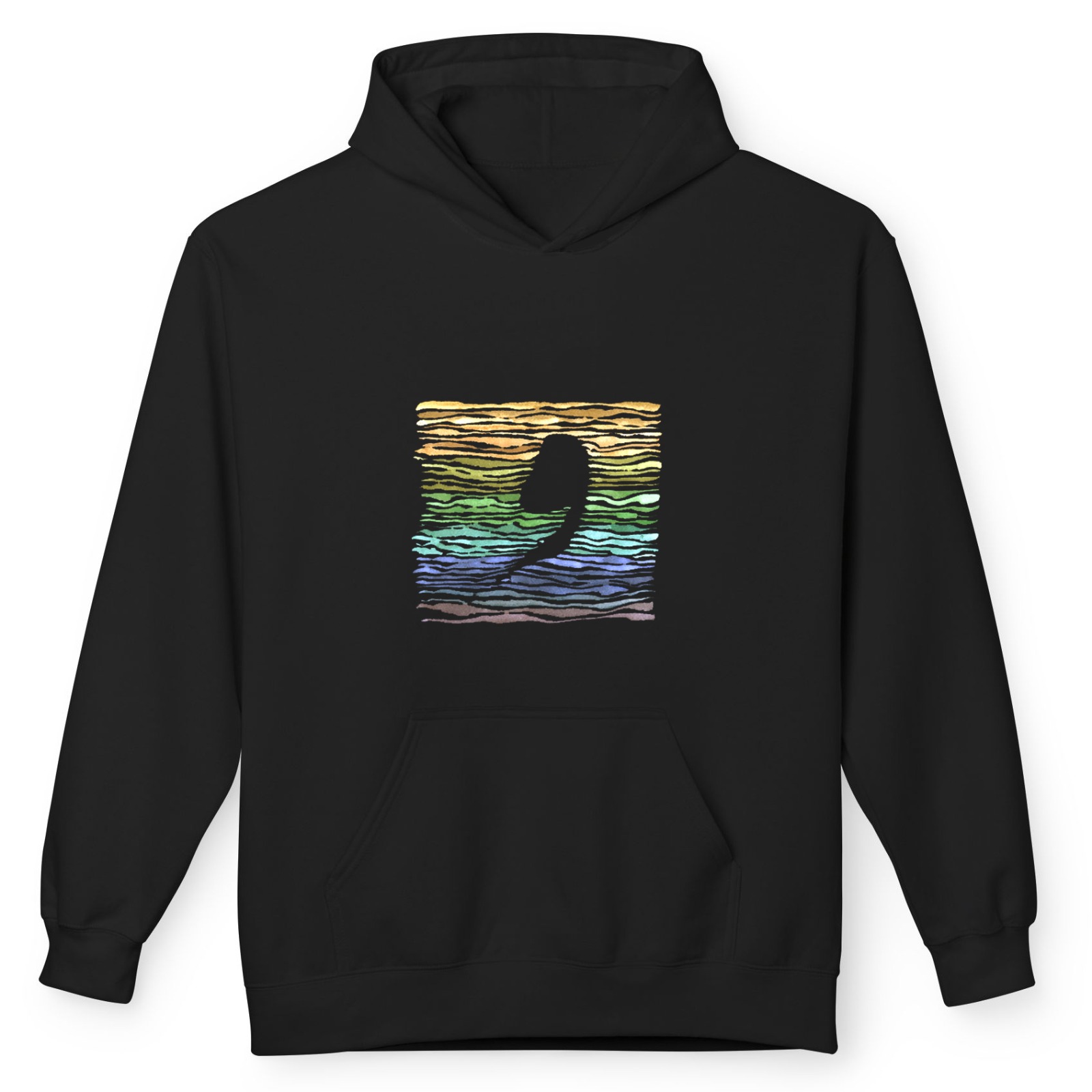 هودی - مشکی - طرح و