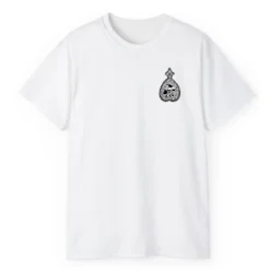 تیشرت مردانه سفید رو طرح یاهو