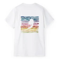 تیشرت مردانه سفید طرح و