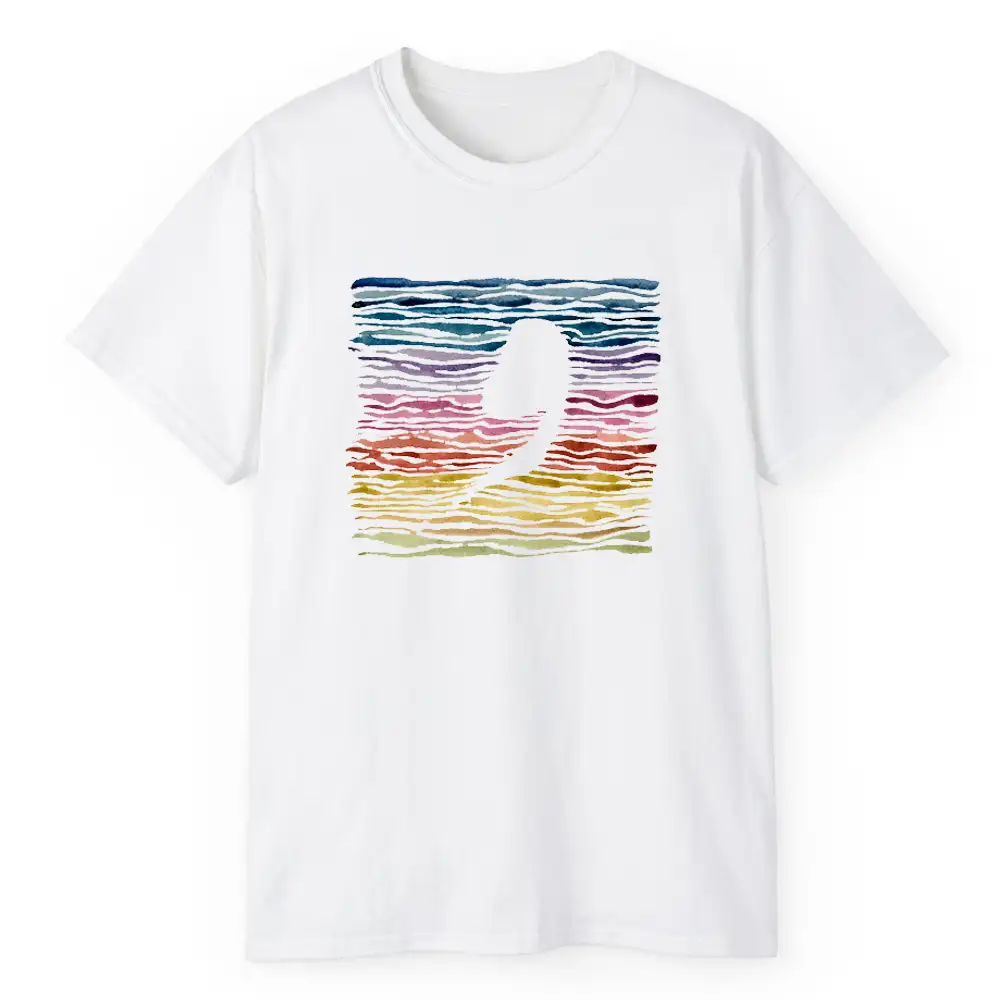 تیشرت مردانه سفید طرح و