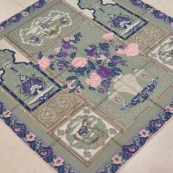 روسری ابریشم ژاکارد