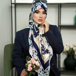 روسری ابریشم ژاکارد