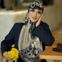 روسری ابریشم ژاکارد