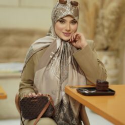 روسری ابریشم ژاکارد