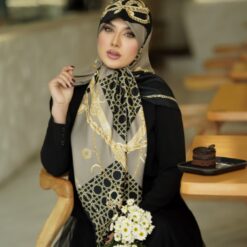 روسری ابریشم ژاکارد