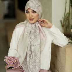 روسری ابریشم ژاکارد