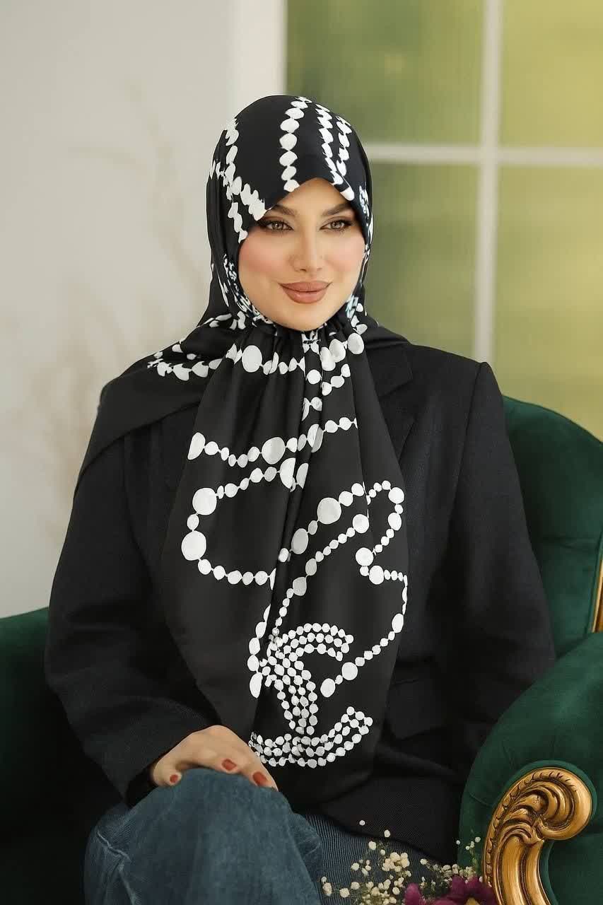 روسری ابریشم ژاکارد 08