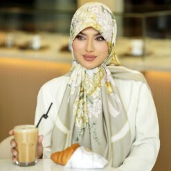 روسری ابریشم ژاکارد