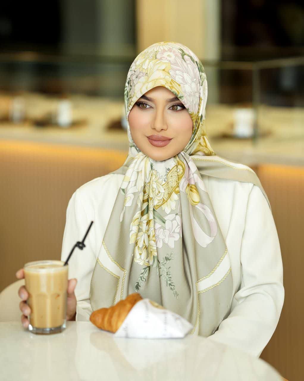 روسری ابریشم ژاکارد